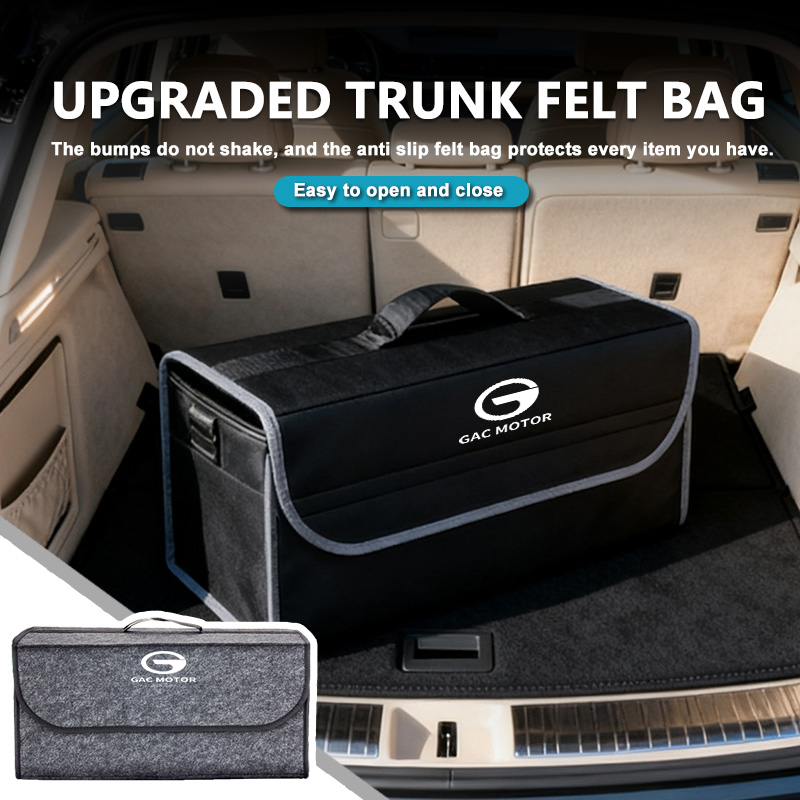 Car Trunk Organizer Foldable Storage Box - GAC 모터 접이식 펠트 자동차 트렁크