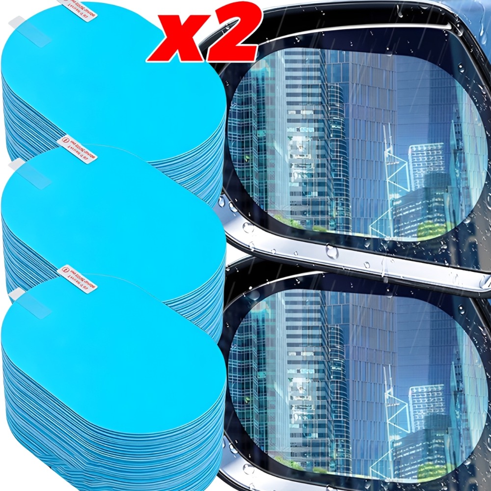 Anti Glare Car Rearview Mirror Film - 2/1pcs 범용 안티-포그 안티-글레어 방수 자동차