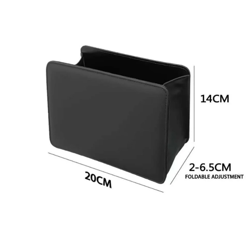 Waterproof Car Trash Can With Lid - 자동차 쓰레기통 도어 수납함, 접이식 시트