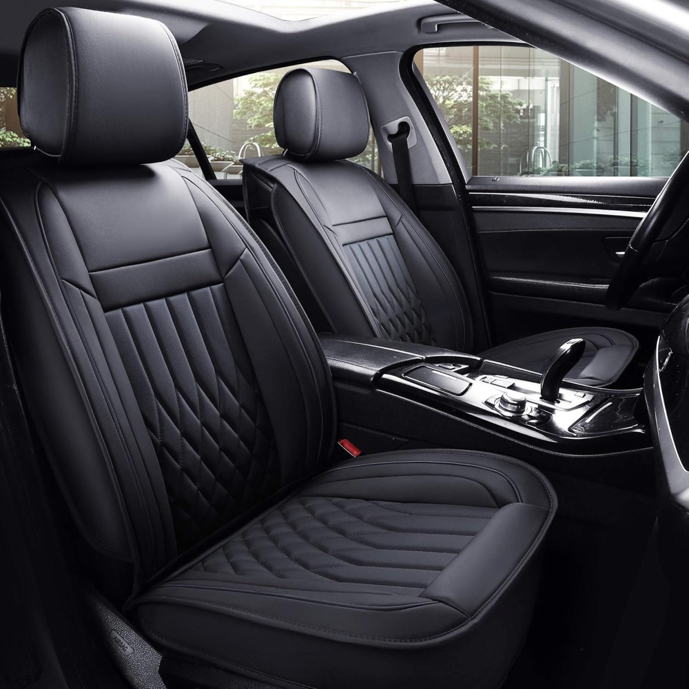 Leather Car Seat Covers Full Set Universal - 5개 세트 자동차 시트 커버 풀