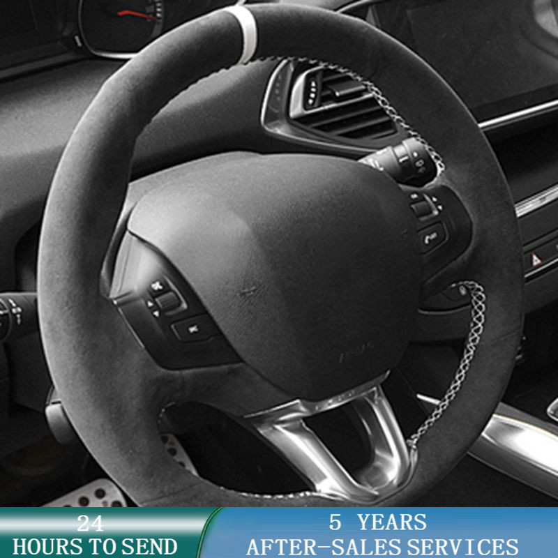 Car Steering Wheel Cover Anti Slip Breathable - 맞춤형 자동차 핸들 커버 Anti-Slip Suede