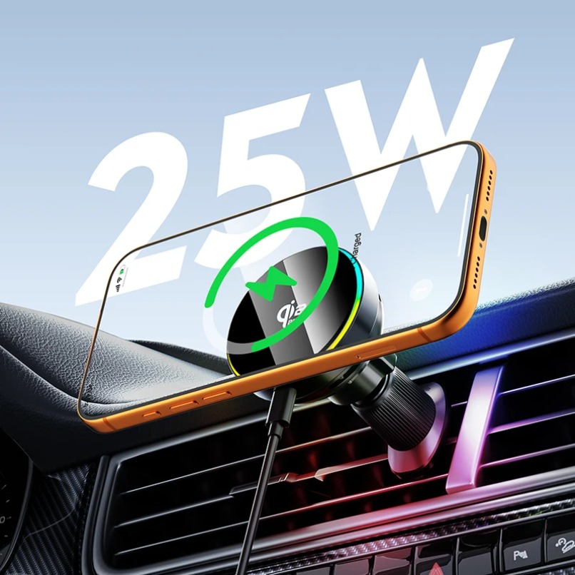 Wireless Car Charger Mount Fast Charging - Qi2 25W 마그네틱 무선 차량용 충전기