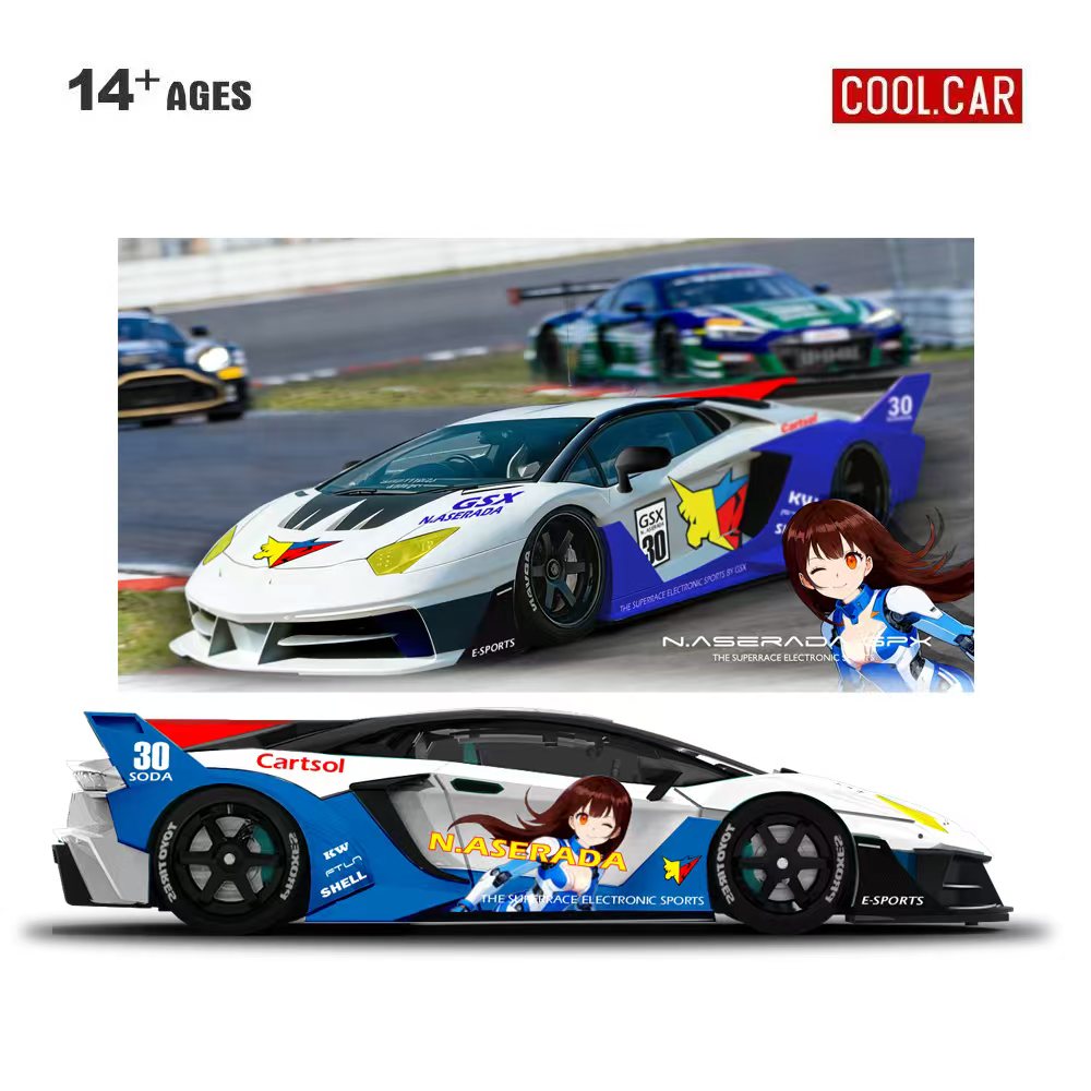 Car Electronics - 멋진 자동차 1:64 GTEVO 슈퍼레이스 전자