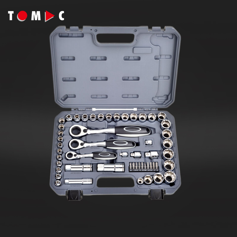 Auto Repair Tools - TOMAC 52피스 크롬 바나듐 관통형 소켓