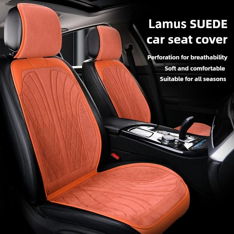 Leather Car Seat Covers Full Set Universal - 럭셔리 스웨이드 가죽 자동차 시트 보호