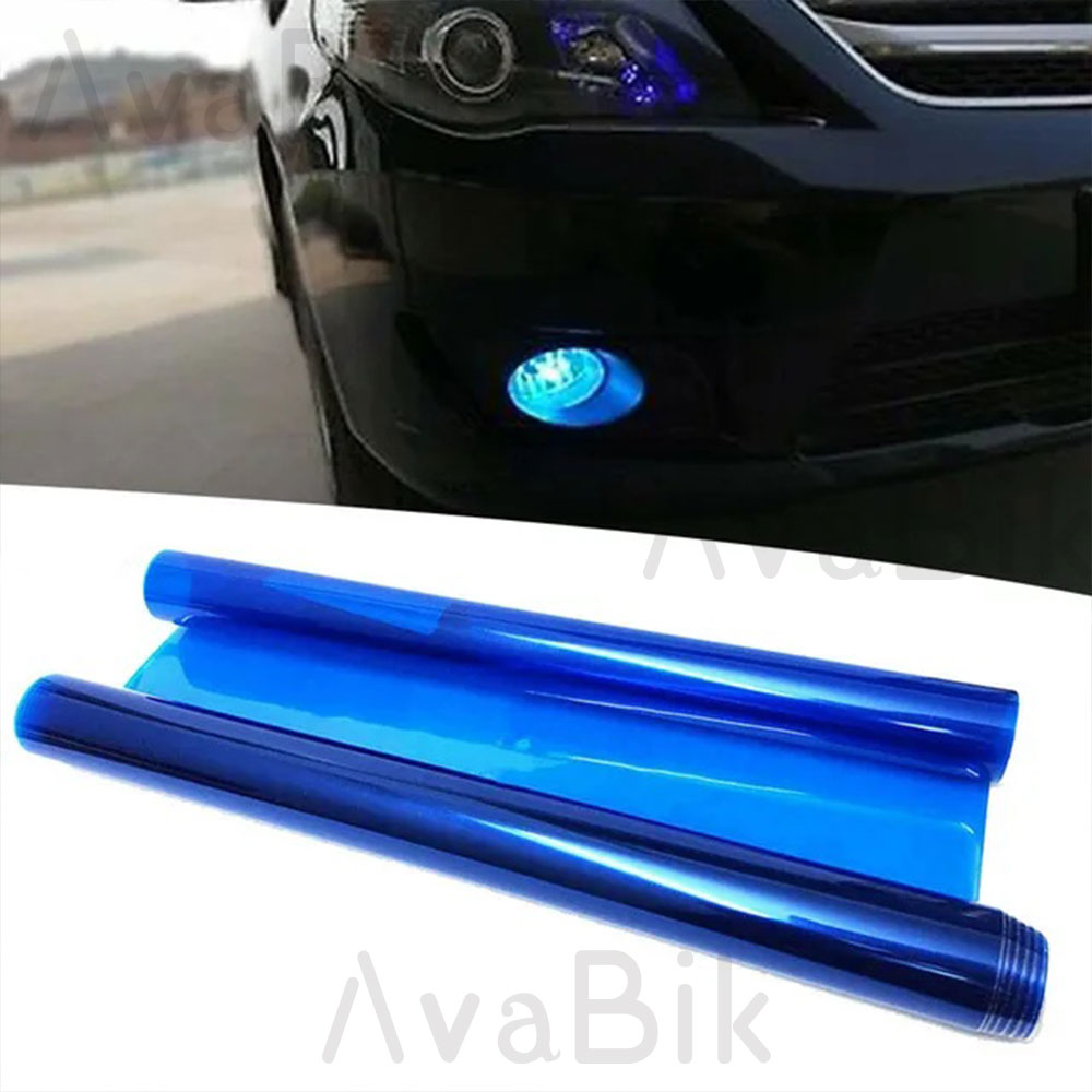Anti Glare Car Rearview Mirror Film - 30CM 자동차 헤드라이트 블루 틴트 필름