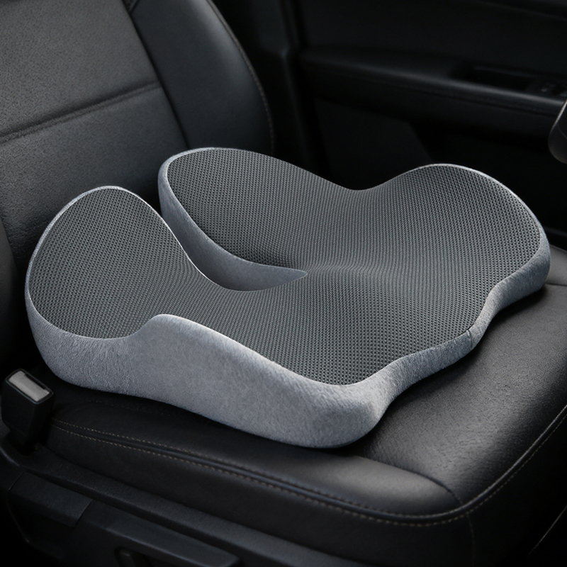 Memory Foam Car Neck Pillow Lumbar Support - 휴대용 슬로우 리바운드 메모리폼 자동차 시트
