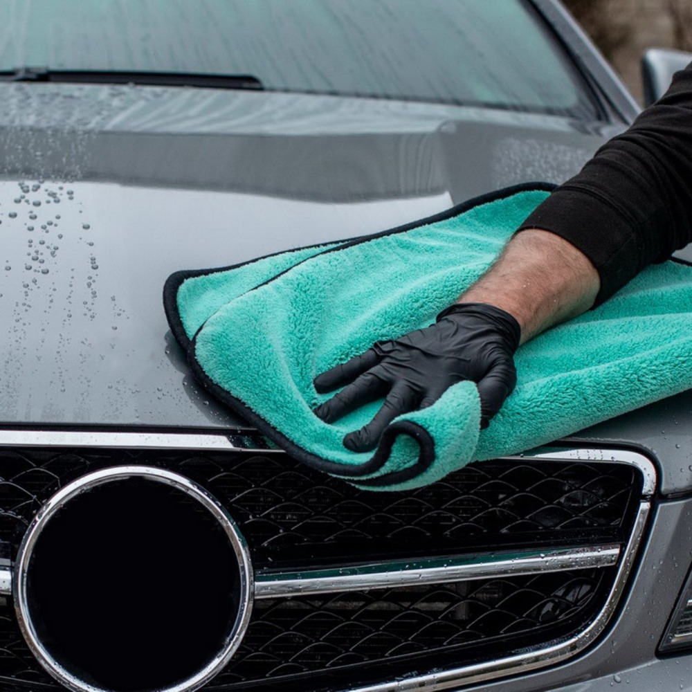 Microfiber Car Drying Towel Super Absorbent - 1400GSM 산호 양털 디럭스 세차 마이크로