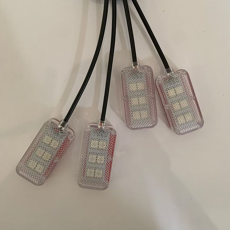Led Ambient Interior Car Lights App Control - 네온 듀얼 컨트롤 LED 자동차 인테리어