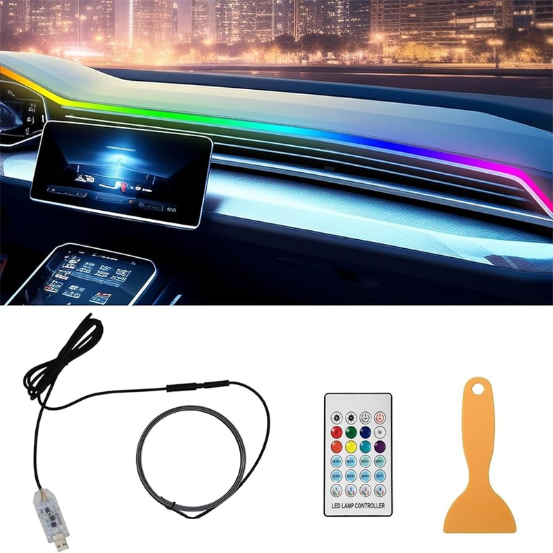 Led Ambient Interior Car Lights App Control - 다채로운 LED 자동차 인테리어 숨겨진 App