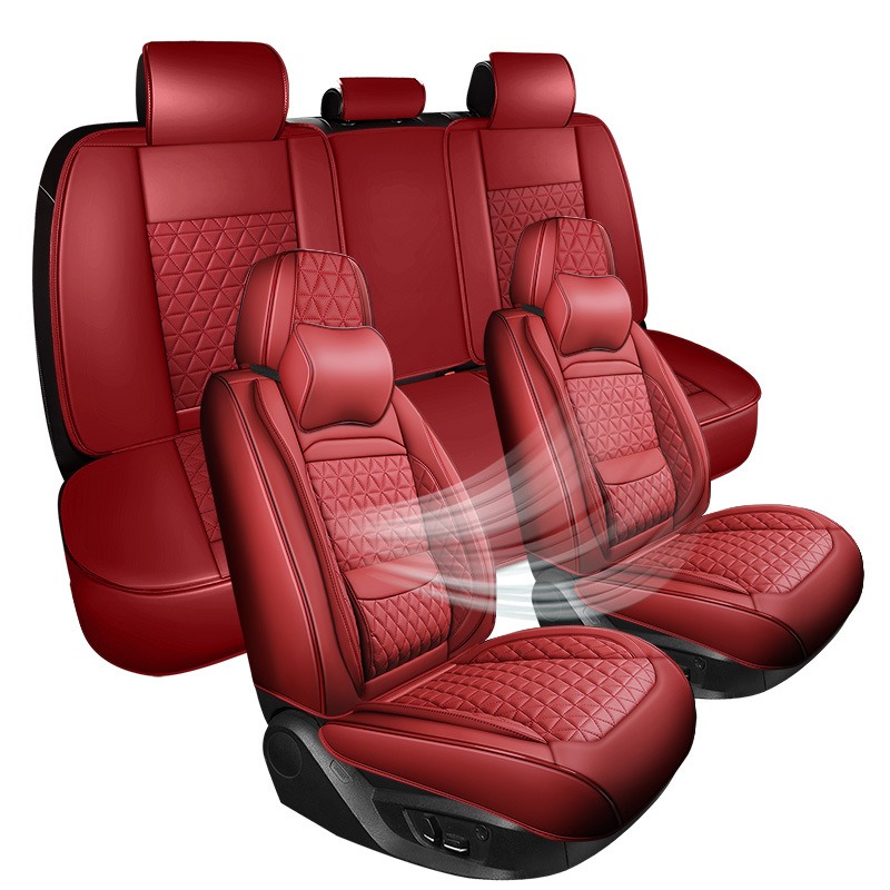 Leather Car Seat Covers Full Set Universal - 자동차 시트 커버 풀 세트, 대부분의
