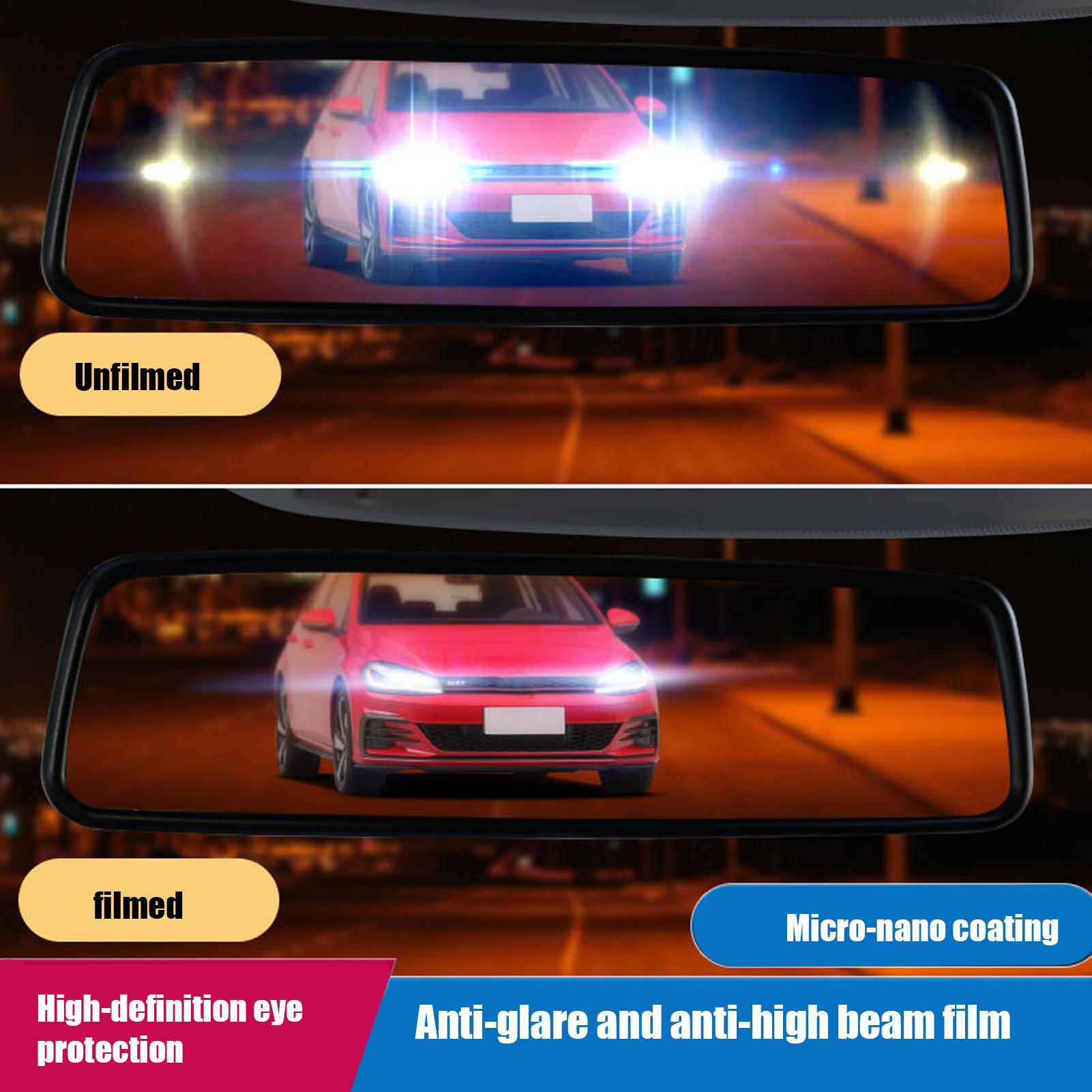 Anti Glare Car Rearview Mirror Film - 눈부심 방지 자동차 인테리어 미러 스티커