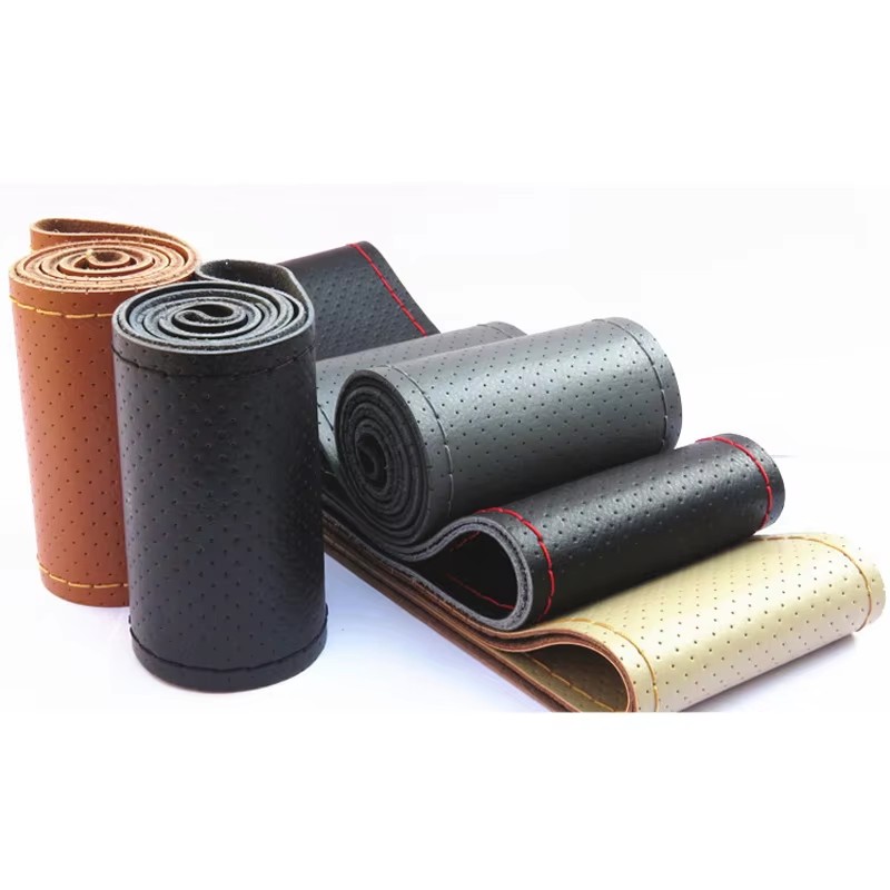 Car Steering Wheel Cover Anti Slip Breathable - 새로운 36 38 40cm 정품 가죽