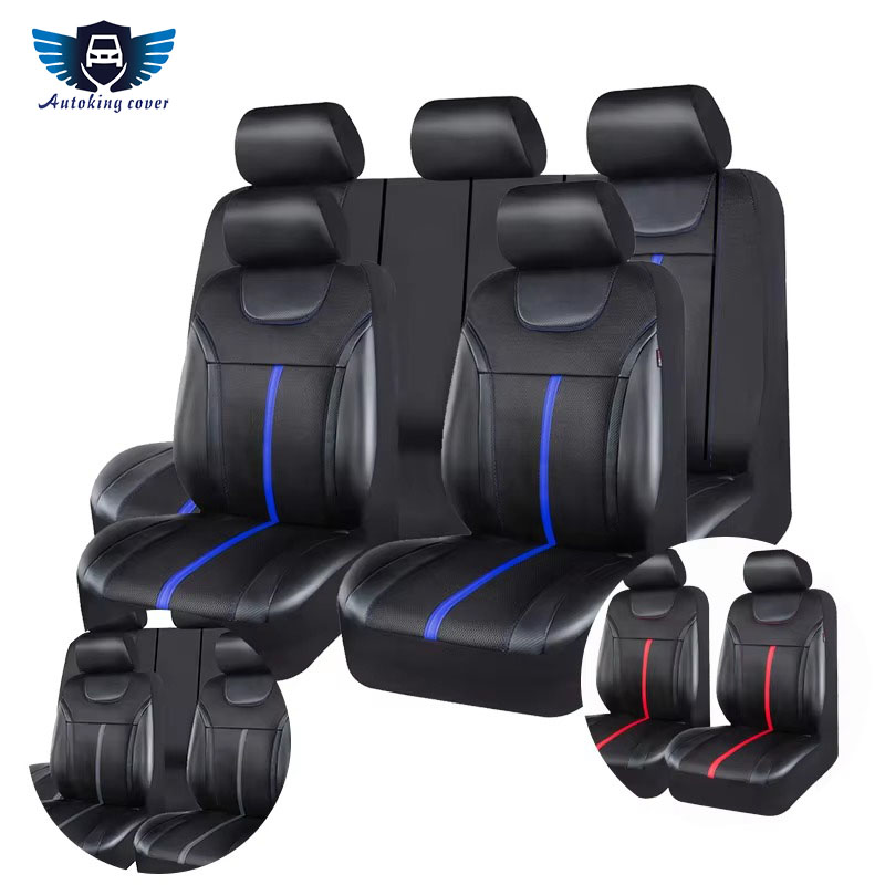 오토킹 PU 가죽 및 메쉬 천 소재 유니버셜 카시트 커 - Leather Car Seat Covers Full Set Universal 리뷰 및 가격