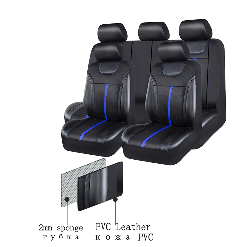오토킹 PU 가죽 및 메쉬 천 소재 유니버셜 카시트 커 - Leather Car Seat Covers Full Set Universal 리뷰 및 가격
