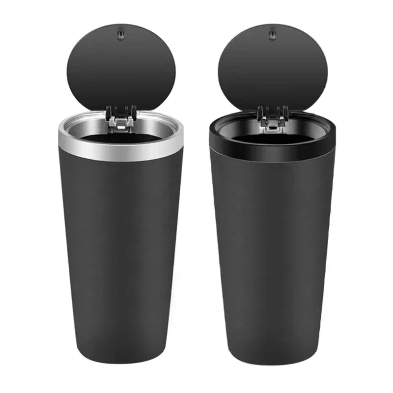 컵 홀더용 보관함 간편한 누름 팝업 뚜껑이 있는 소형  - Waterproof Car Trash Can With Lid 리뷰 및 가격