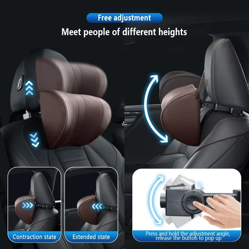 가죽 자동차 좌석 머리 받침 쿠션 다기능 메모리 폼 자 - Memory Foam Car Neck Pillow Lumbar Support 리뷰 및 가격