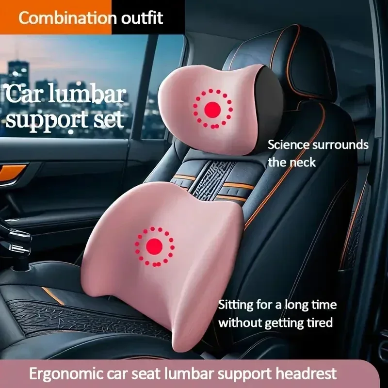 유니버설 자동차 헤드레스트 목 지지 베개, 메모리폼 시 - Memory Foam Car Neck Pillow Lumbar Support 리뷰 및 가격