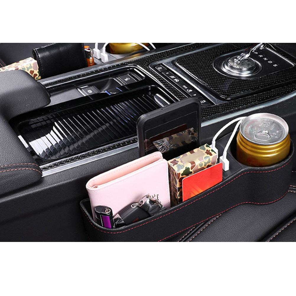 차량 시트 틈새 수납함 블랙 범용 틈새 필러 정리함 운 - Seat Gap Filler Organizer With Usb Charger 리뷰 및 가격