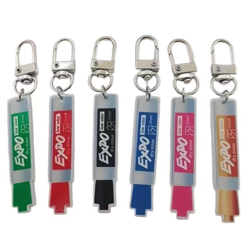 6개 아크릴 펜 키체인, 합금 하이킹 버클, 가방 및  - Car Accessories 리뷰 및 가격