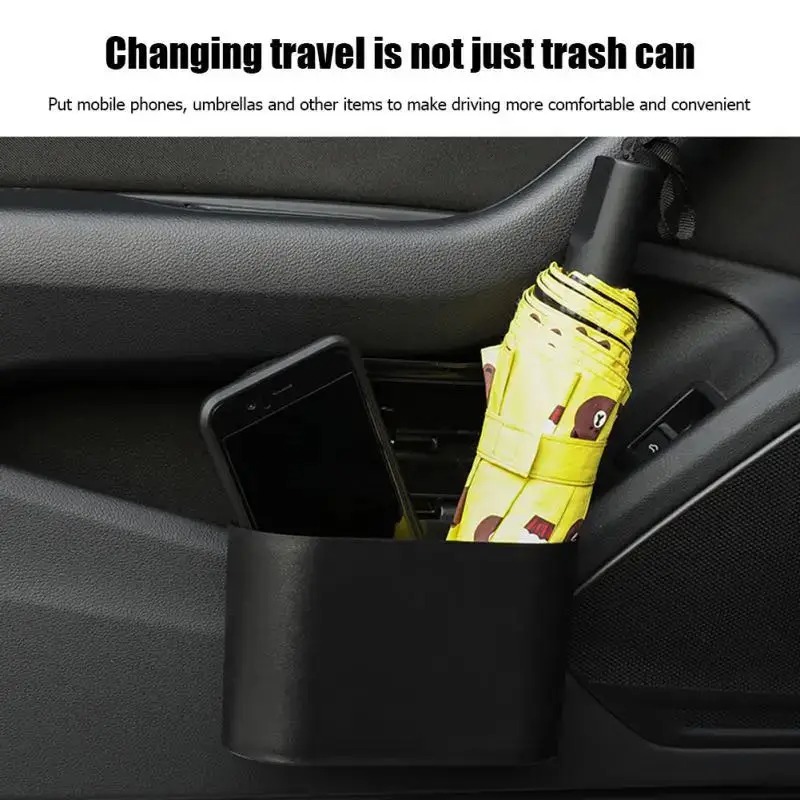 미니 자동차 쓰레기통 (푸시형 뚜껑 포함), 도어 및  - Waterproof Car Trash Can With Lid 리뷰 및 가격