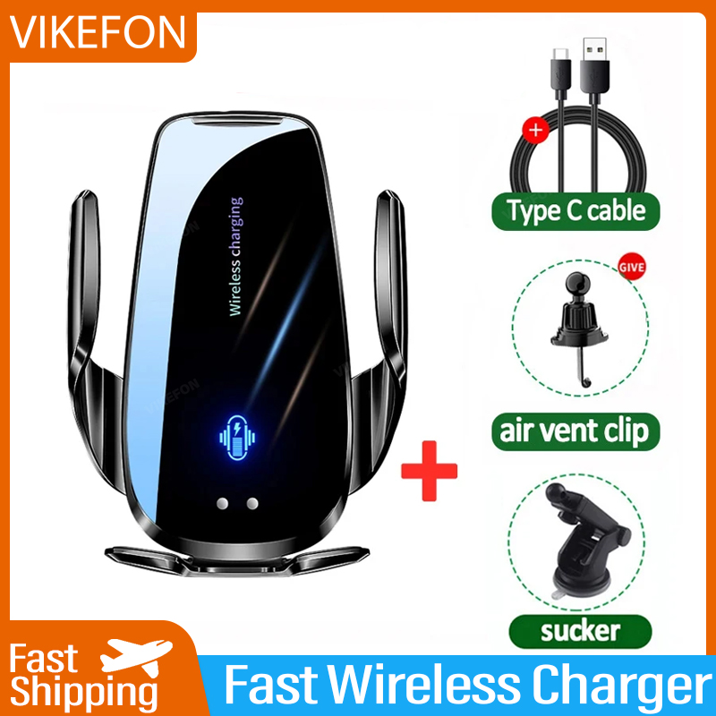 차량용 에어벤트 무선 충전기 차량용 핸드폰 거치대 적외 - Wireless Car Charger Mount Fast Charging 리뷰 및 가격
