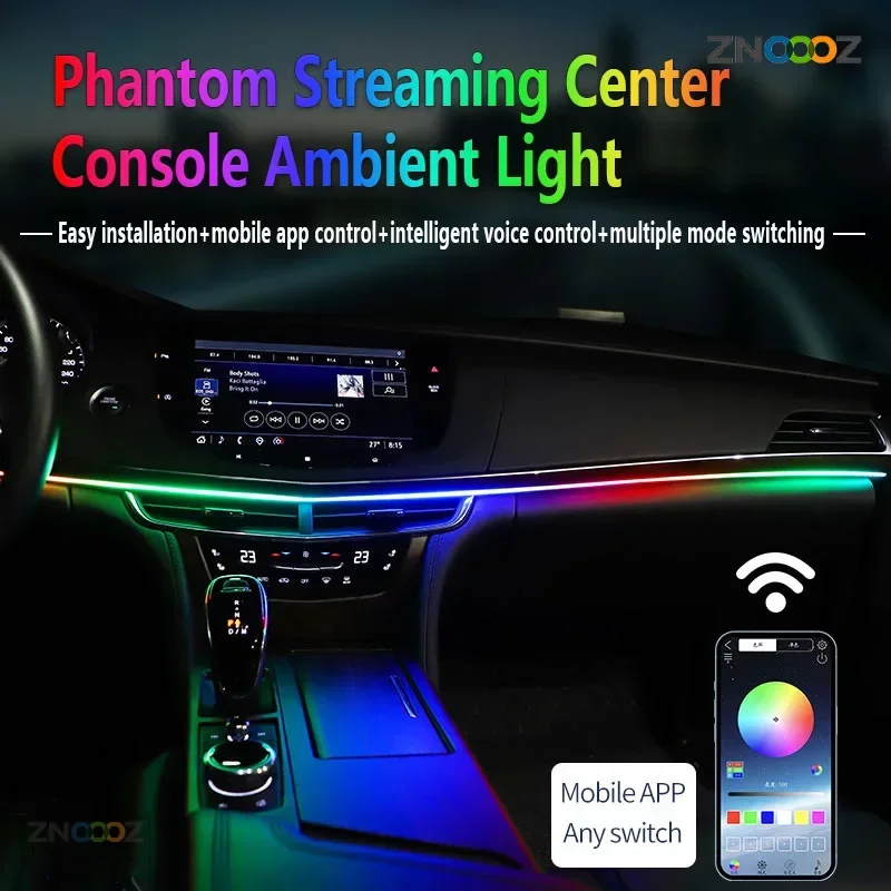 ZNOOOZ 자동차 주변 조명 LED 인테리어 RGB  - Led Ambient Interior Car Lights App Control 리뷰 및 가격