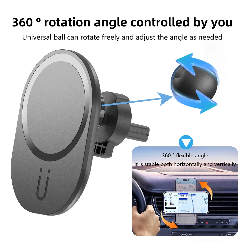 미니 마그네틱 무선 자동차 충전기 에어벤트 폰 홀더 스 - Magnetic Phone Holder For Car Vent 리뷰 및 가격