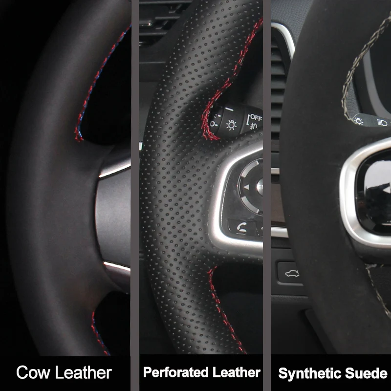 현대 엘란트라 4 2016-2019 아이오닉 2017- - Car Steering Wheel Cover Anti Slip Breathable 리뷰 및 가격
