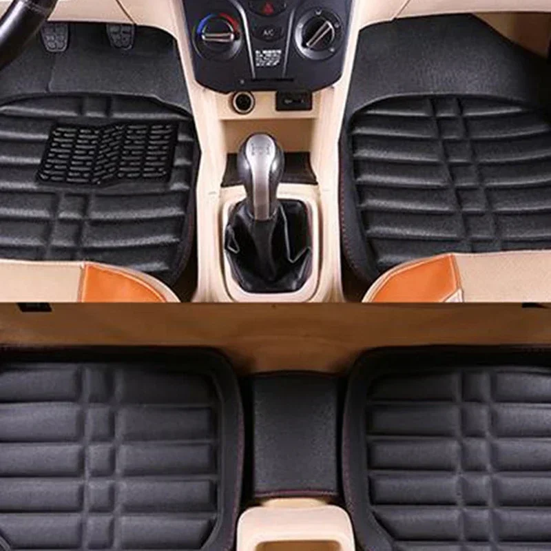 5pcs 프리미엄 쉬운 청소 방수 자동차 발 패드 범용 - Car Floor Mats Universal Waterproof Leather 리뷰 및 가격