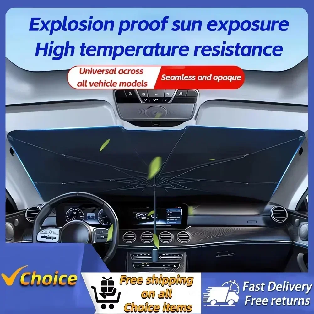 자동차 앞유리 차양막, 접이식 우산형 차양막/커버 (대 - Car Sunshade Windshield Umbrella Foldable 리뷰 및 가격