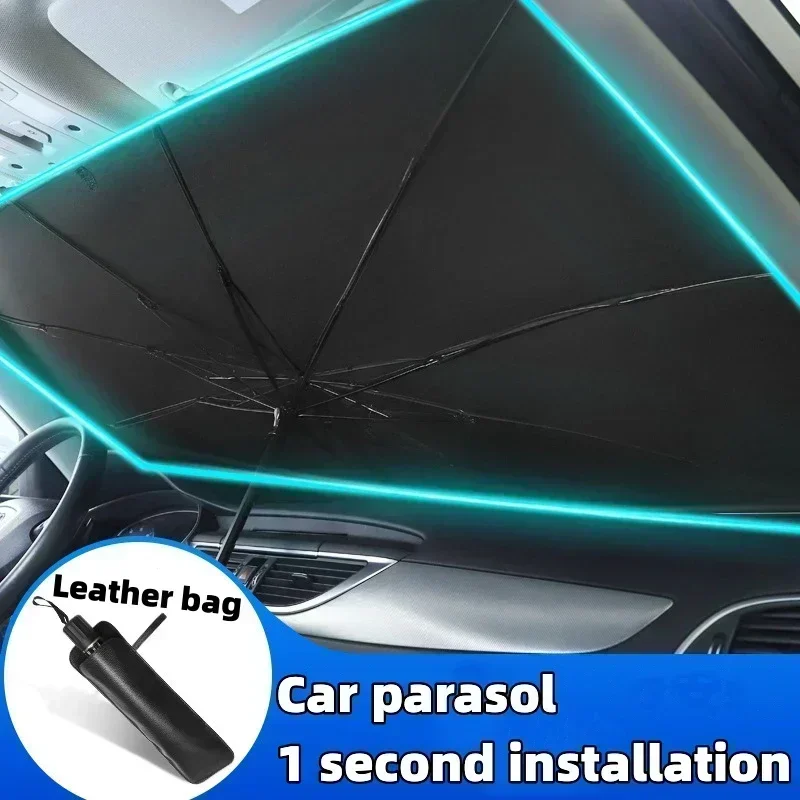 자동차 앞유리 차양막, 접이식 우산형 차양막/커버 (대 - Car Sunshade Windshield Umbrella Foldable 리뷰 및 가격