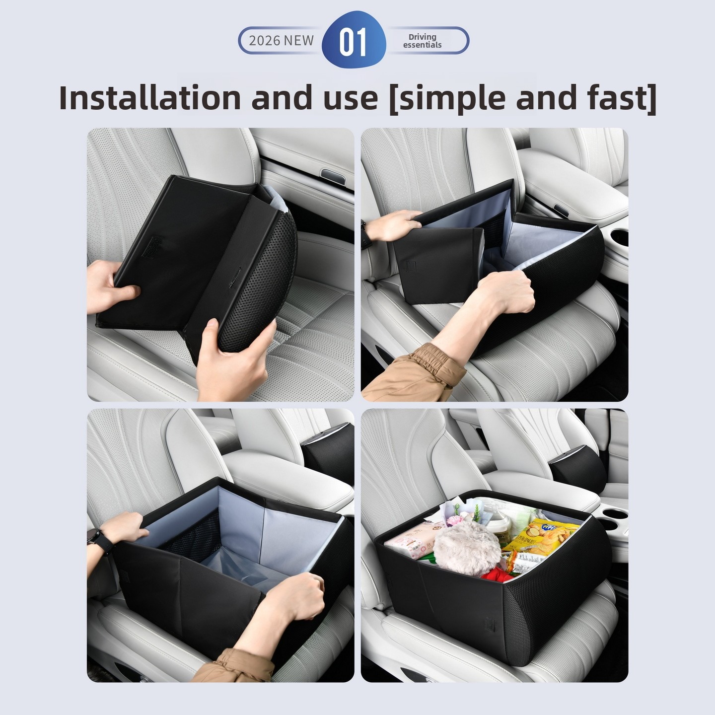 2-in-1 다기능 자동차 시트 등받이 쿠션 수납함,  - Car Trunk Organizer Foldable Storage Box 리뷰 및 가격