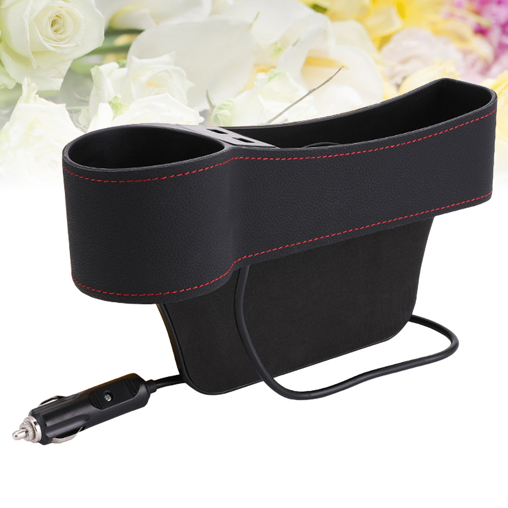 자동차 시트 틈새 수납함 블랙 범용 필러 정리함 운전석 - Seat Gap Filler Organizer With Usb Charger 리뷰 및 가격