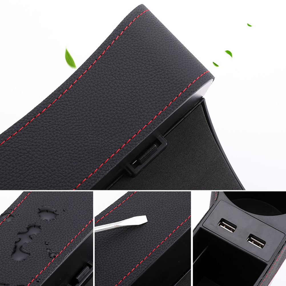 자동차 시트 틈새 수납함 블랙 범용 필러 정리함 운전석 - Seat Gap Filler Organizer With Usb Charger 리뷰 및 가격