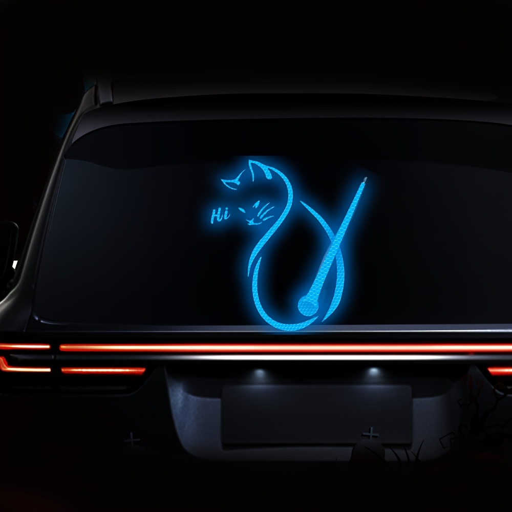 자동차 반사 고양이 와이퍼 데칼 1개 - 방수 비닐 귀 - Anti Glare Car Rearview Mirror Film 리뷰 및 가격