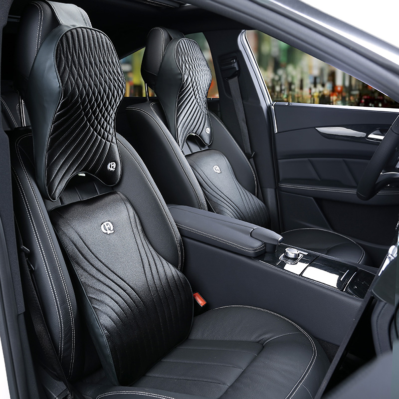 메모리 폼 자동차 베개 세트, 프리미엄 시트 요추 허리 - Memory Foam Car Neck Pillow Lumbar Support 리뷰 및 가격