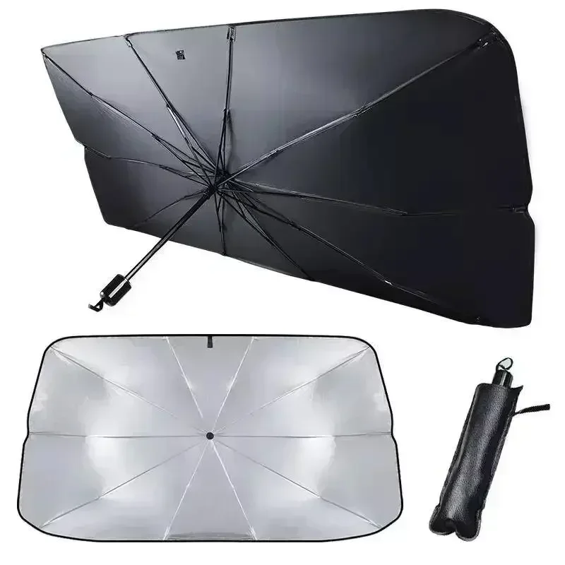 차량용 햇빛 가리개, 앞유리 우산형 햇빛 차단막, 접이 - Car Sunshade Windshield Umbrella Foldable 리뷰 및 가격