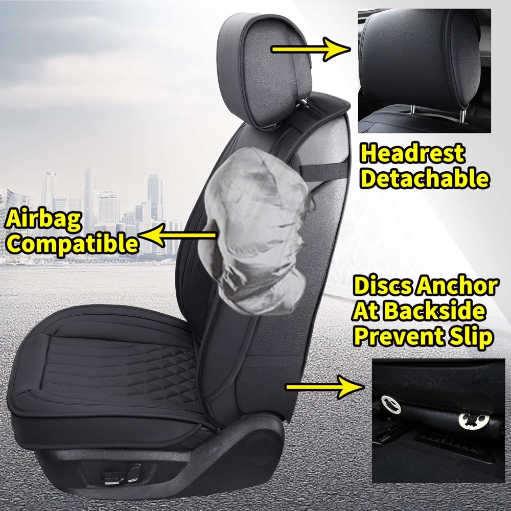 5개 세트 자동차 시트 커버 풀 세트 방수 가죽, 에어 - Leather Car Seat Covers Full Set Universal 리뷰 및 가격