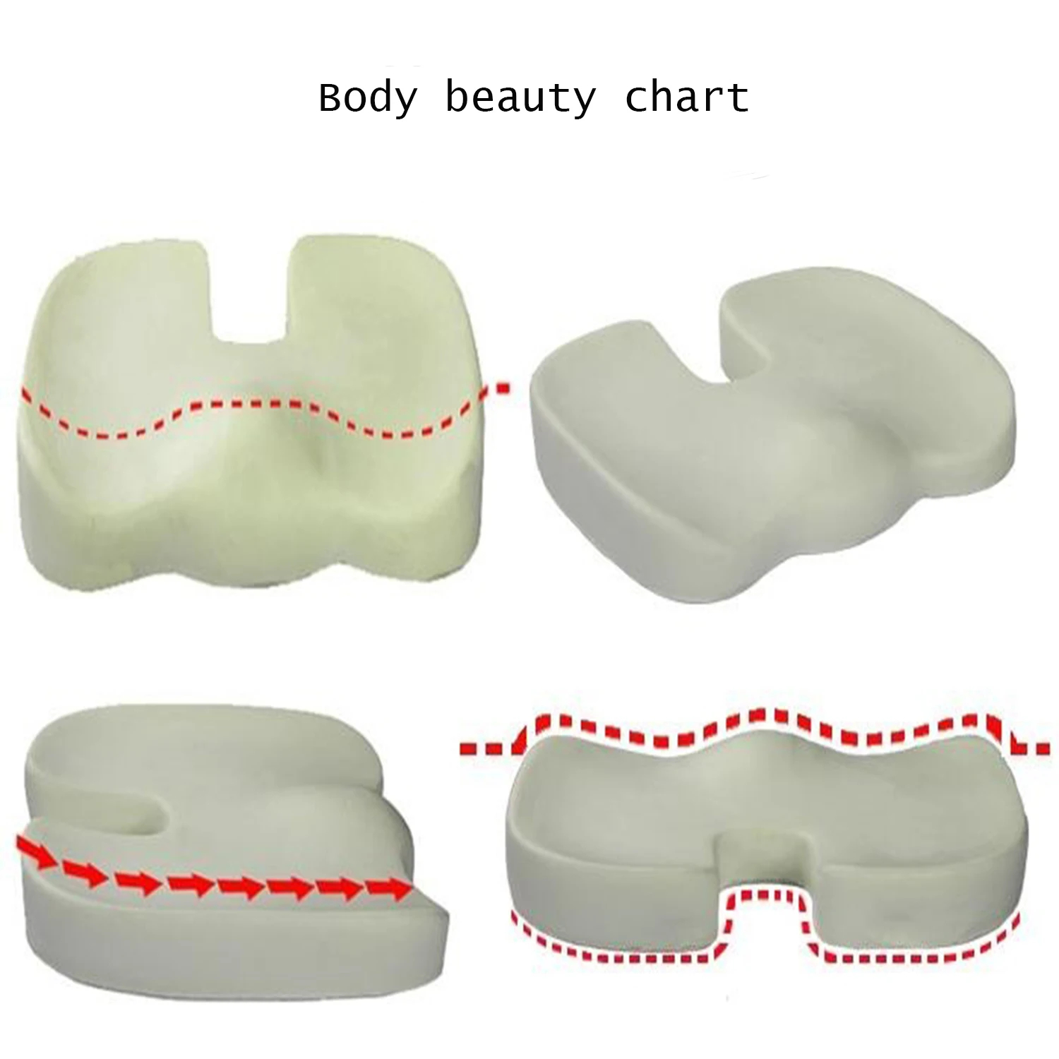 좌석 쿠션 사무실 자동차 좌석 쿠션, 메모리 폼 쿠션  - Memory Foam Car Neck Pillow Lumbar Support 리뷰 및 가격