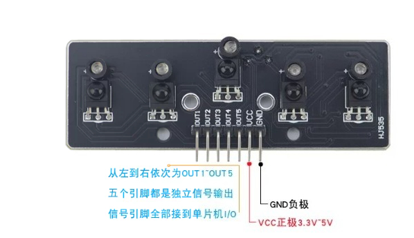 5채널 디지털 적외선 라인 추적 센서 모듈 전자 경쟁용 - Car Electronics 리뷰 및 가격