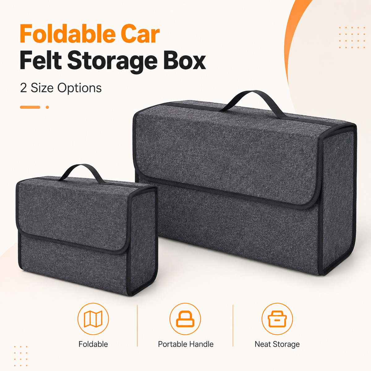 YONGRUN 접이식 펠트 자동차 보관함 자동차 트렁크 - Car Trunk Organizer Foldable Storage Box 리뷰 및 가격