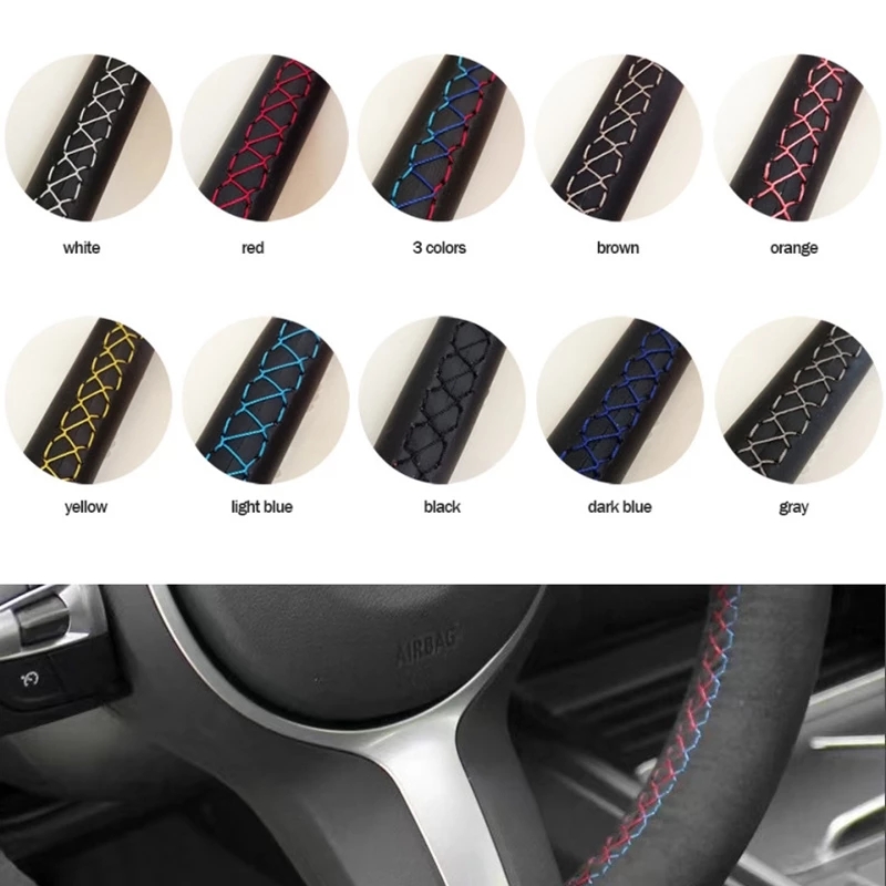 맞춤형 자동차 핸들 커버 Anti-Slip Suede  - Car Steering Wheel Cover Anti Slip Breathable 리뷰 및 가격