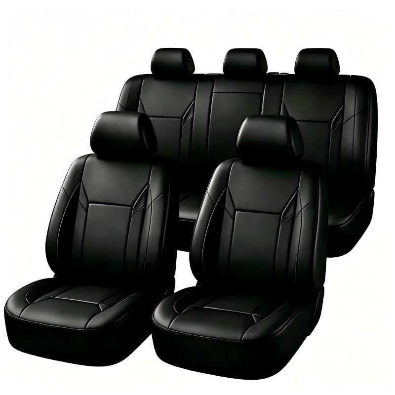 유니버설 핏 PU 가죽 자동차 시트 커버 풀세트, 부드 - Leather Car Seat Covers Full Set Universal 리뷰 및 가격