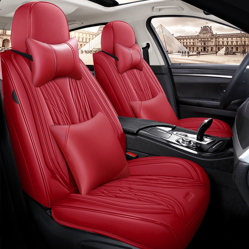 신형 디자인 고급 가죽 자동차 시트 커버 유니버설 풀  - Leather Car Seat Covers Full Set Universal 리뷰 및 가격