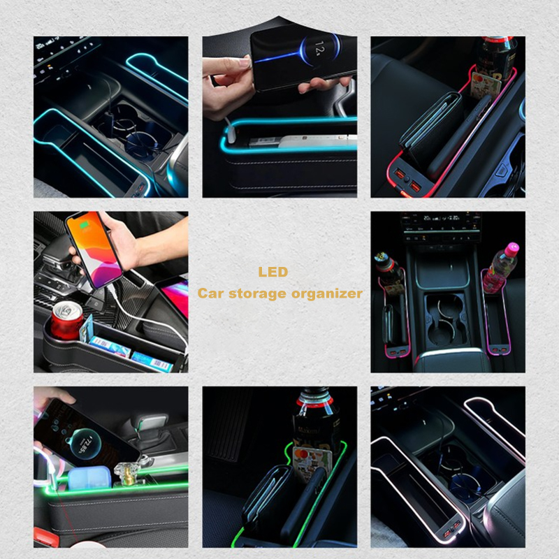 블랙 차량용 멀티 틈새 수납 컵홀더형 QC3.0 USB - Seat Gap Filler Organizer With Usb Charger 리뷰 및 가격
