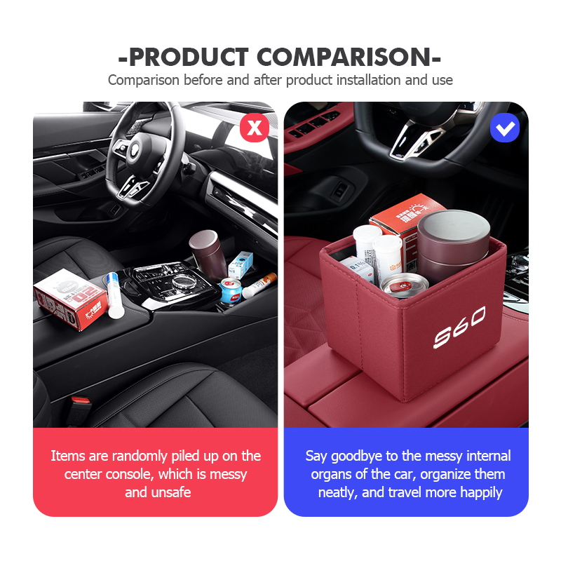 자동차 쓰레기통 접이식 쓰레기 방수 정리 가방 볼보 A - Waterproof Car Trash Can With Lid 리뷰 및 가격