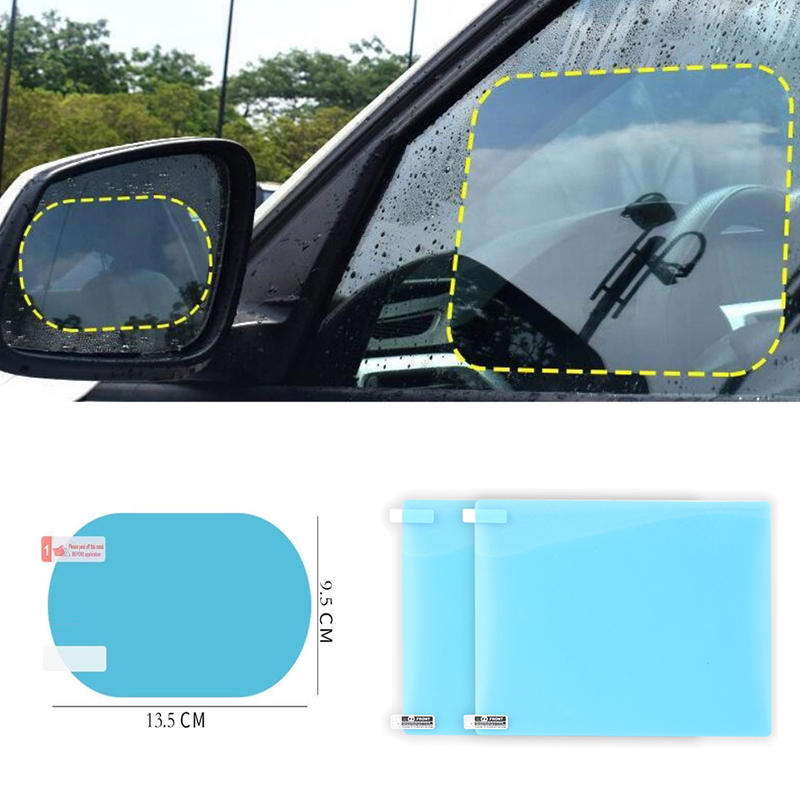 4Pcs 안티 안개 눈부심 방지 방수 미러 필름 클리어 - Anti Glare Car Rearview Mirror Film 리뷰 및 가격