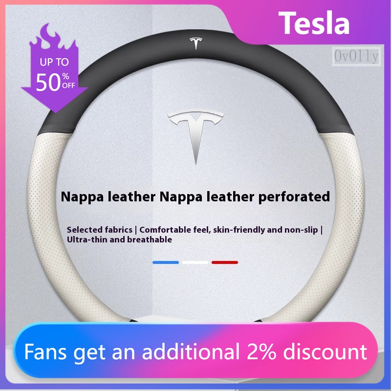 스웨이드 미끄럼 방지 가죽 자동차 핸들 커버 테슬라 모 - Car Steering Wheel Cover Anti Slip Breathable 리뷰 및 가격