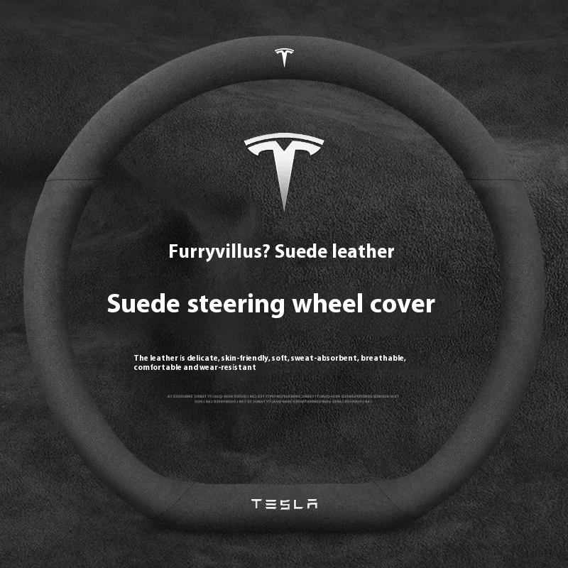 스웨이드 미끄럼 방지 가죽 자동차 핸들 커버 테슬라 모 - Car Steering Wheel Cover Anti Slip Breathable 리뷰 및 가격